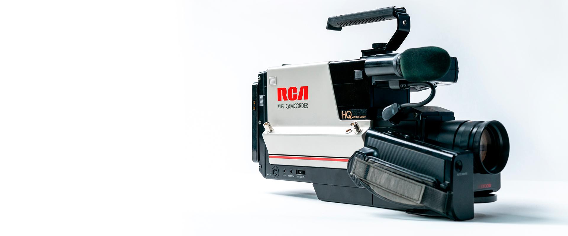 RCA CMOS VHS vintage camcorder digitally converted by Retrocams
